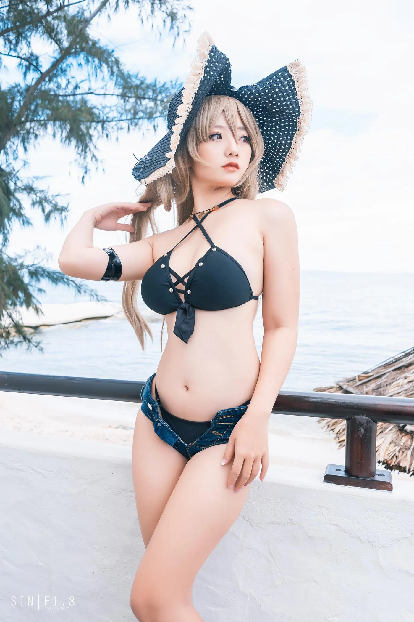 Messie Huang - NO.03 Jean Bart swimsuit [20P]插图1